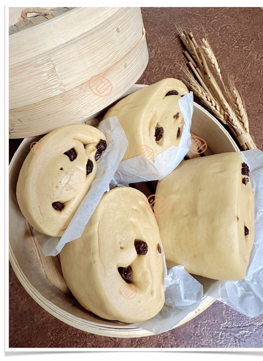 黑糖葡萄乾饅頭